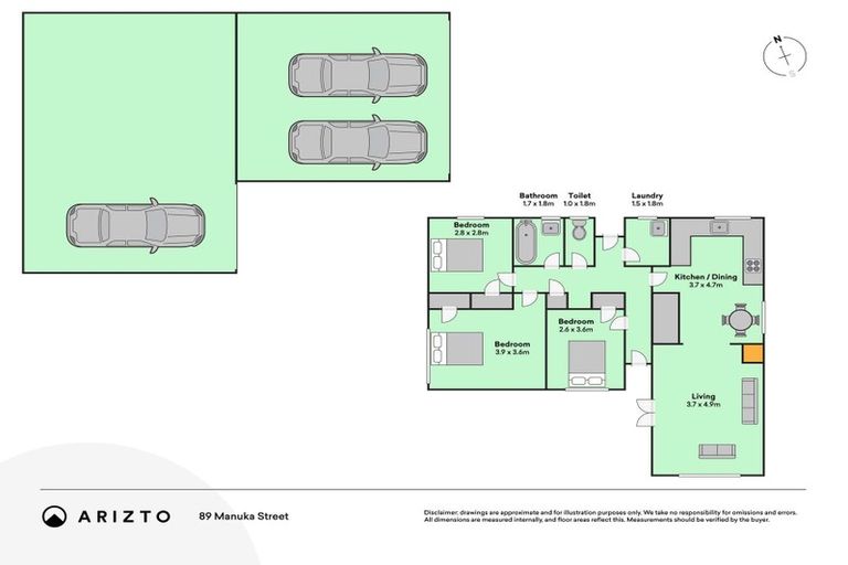 Photo of property in 89 Manuka Street, Castlecliff, Whanganui, 4501