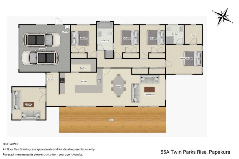 Photo of property in 55a Twin Parks Rise, Papakura, 2110