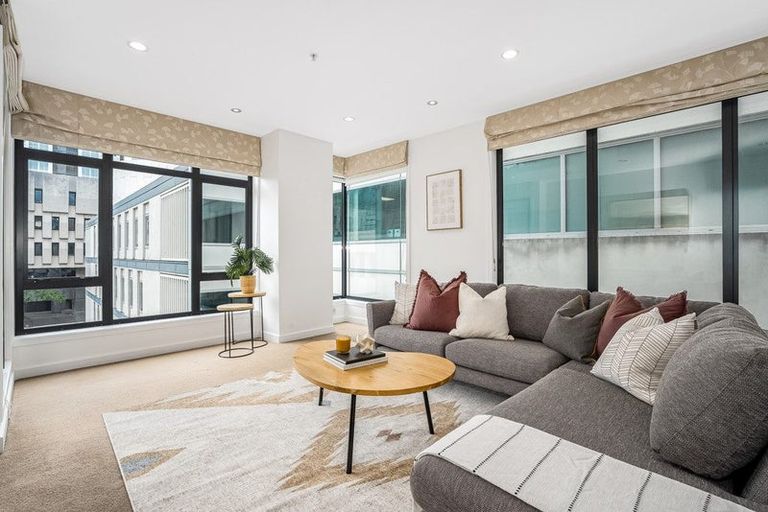 Photo of property in Kate Sheppard Apartments, 5j/42 Molesworth Street, Thorndon, Wellington, 6011