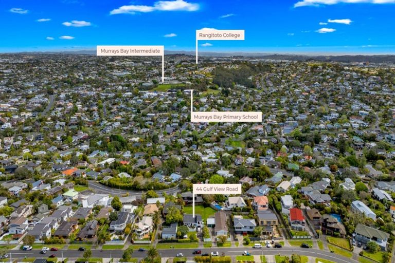 Photo of property in 44 Gulf View Road, Murrays Bay, Auckland, 0630