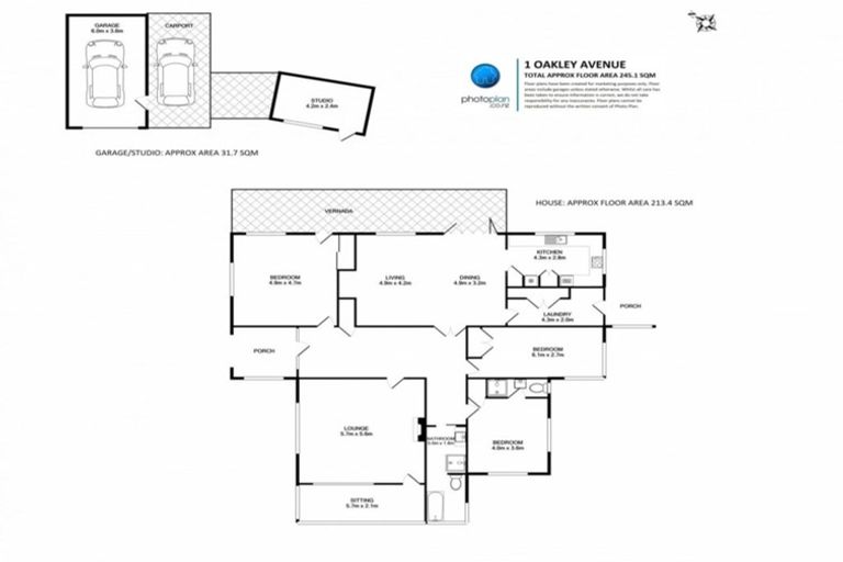 Photo of property in 1 Oakley Avenue, Claudelands, Hamilton, 3214