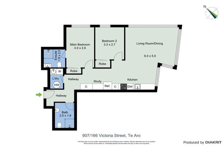 Photo of property in Vsp South, 907/166 Victoria Street, Te Aro, Wellington, 6011