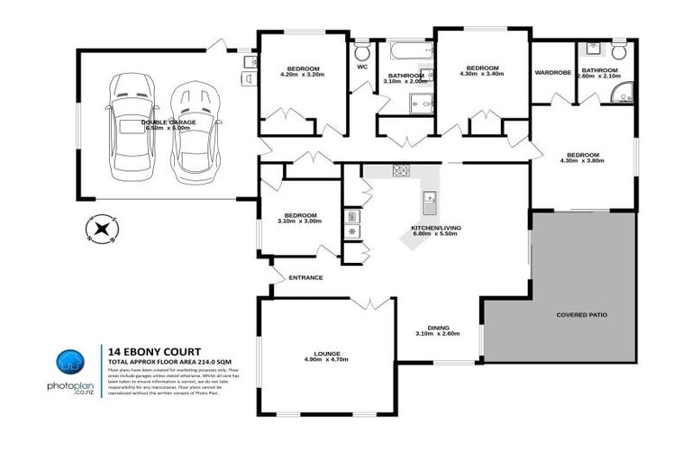 Photo of property in 14 Ebony Court, Rototuna North, Hamilton, 3210