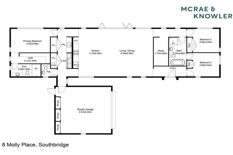 Photo of property in 8 Molly Place, Southbridge, 7602