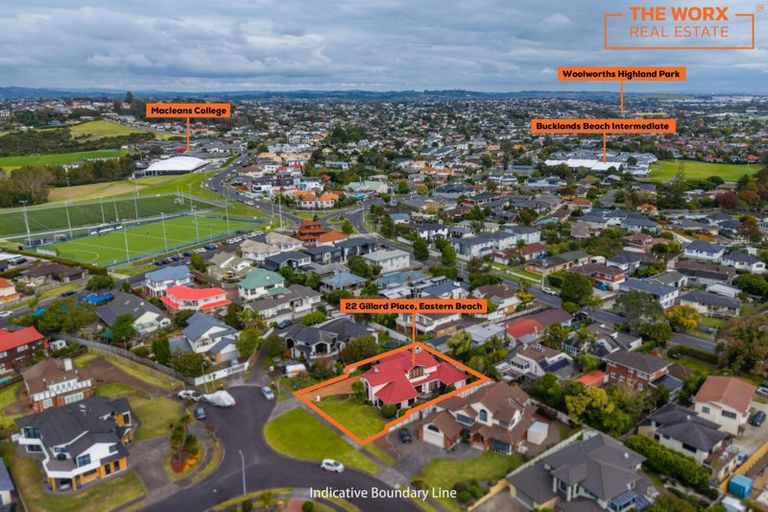 Photo of property in 22 Gillard Place, Eastern Beach, Auckland, 2012