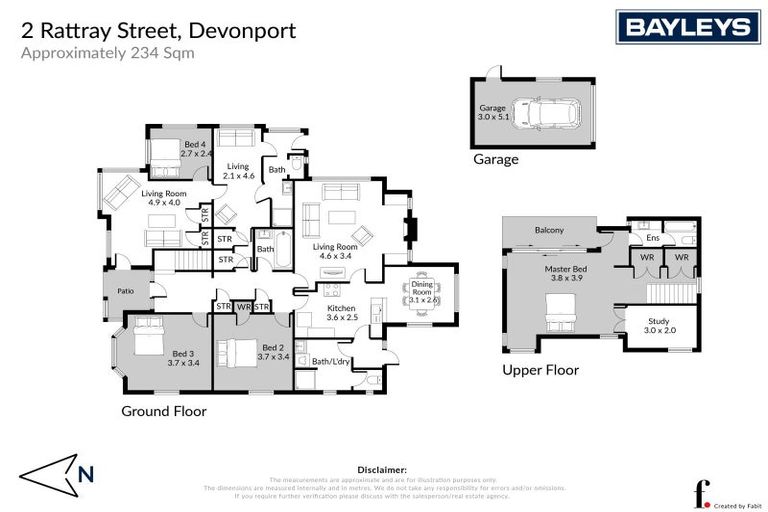 Photo of property in 2 Rattray Street, Devonport, Auckland, 0624