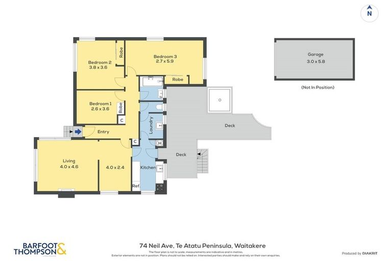 Photo of property in 74 Neil Avenue, Te Atatu Peninsula, Auckland, 0610