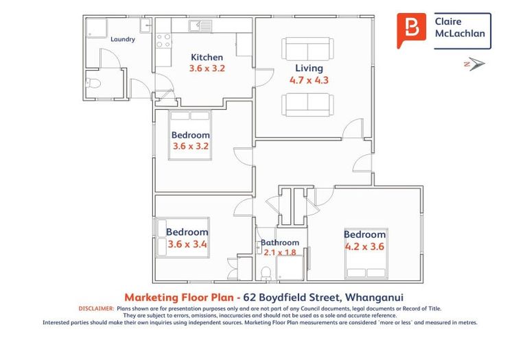 Photo of property in 62 Boydfield Street, Whanganui East, Whanganui, 4500