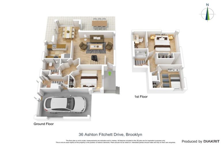 Photo of property in 36 Ashton Fitchett Drive, Brooklyn, Wellington, 6021