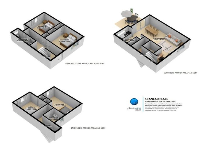 Photo of property in 5c Snead Place, Hamilton East, Hamilton, 3216