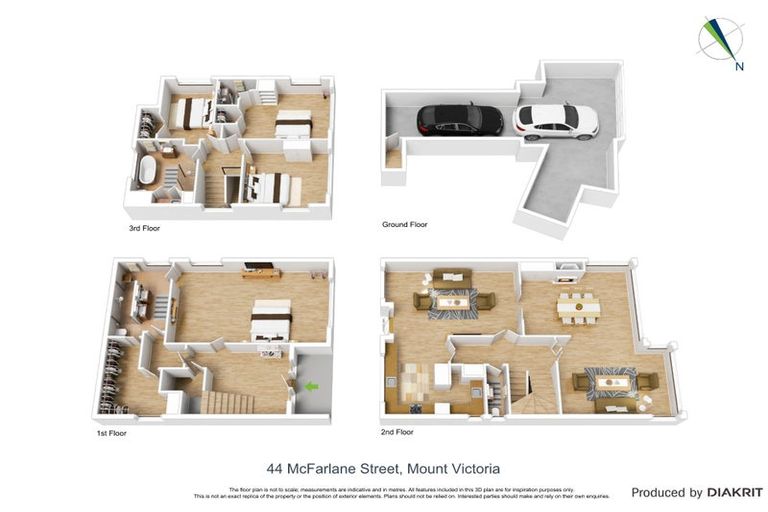 Photo of property in 44 Mcfarlane Street, Mount Victoria, Wellington, 6011