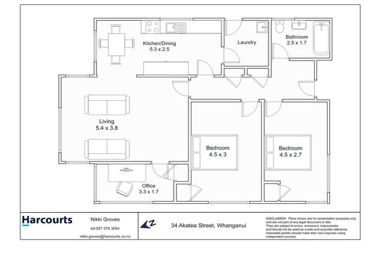 Photo of property in 34 Akatea Street, Gonville, Whanganui, 4501