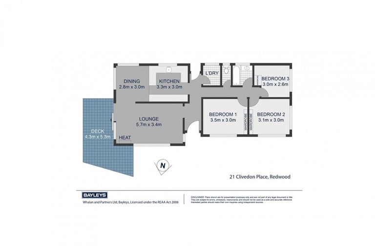 Photo of property in 21 Clivedon Place, Redwood, Christchurch, 8051