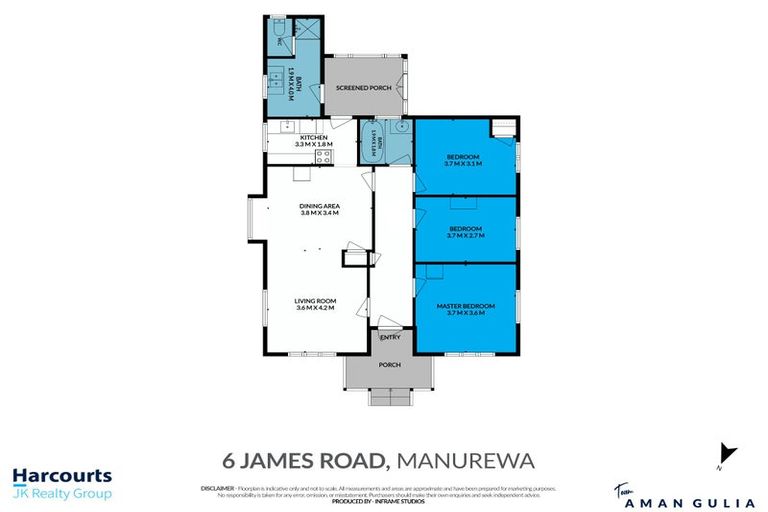 Photo of property in 4 James Road, Manurewa, Auckland, 2102