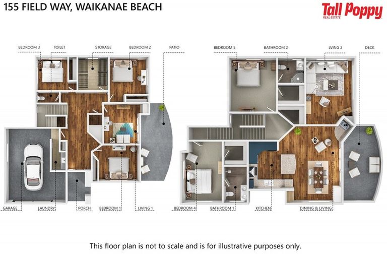 Photo of property in 155 Field Way, Waikanae Beach, Waikanae, 5036