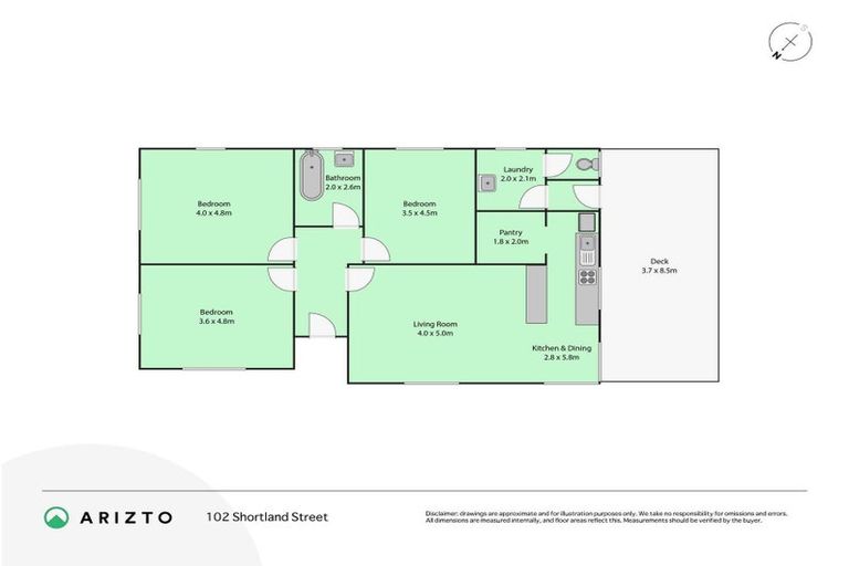 Photo of property in 102 Shortland Street, Wainoni, Christchurch, 8061