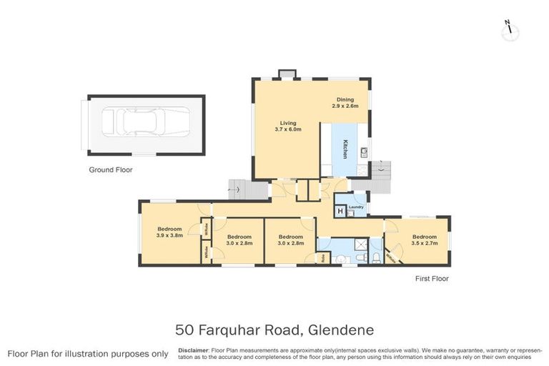 Photo of property in 50 Farquhar Road, Glendene, Auckland, 0602