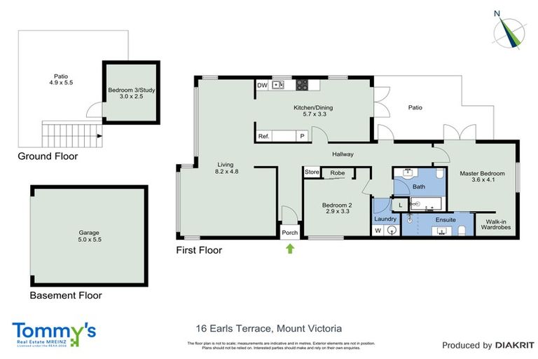 Photo of property in 16 Earls Terrace, Mount Victoria, Wellington, 6011