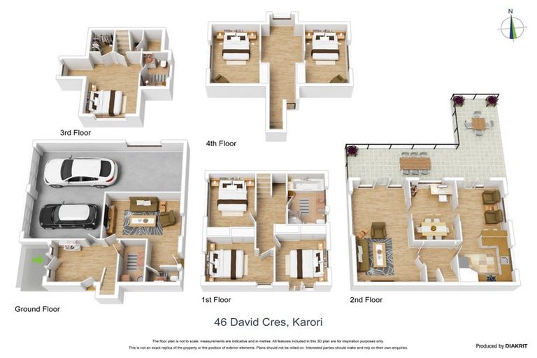 Photo of property in 46 David Crescent, Karori, Wellington, 6012