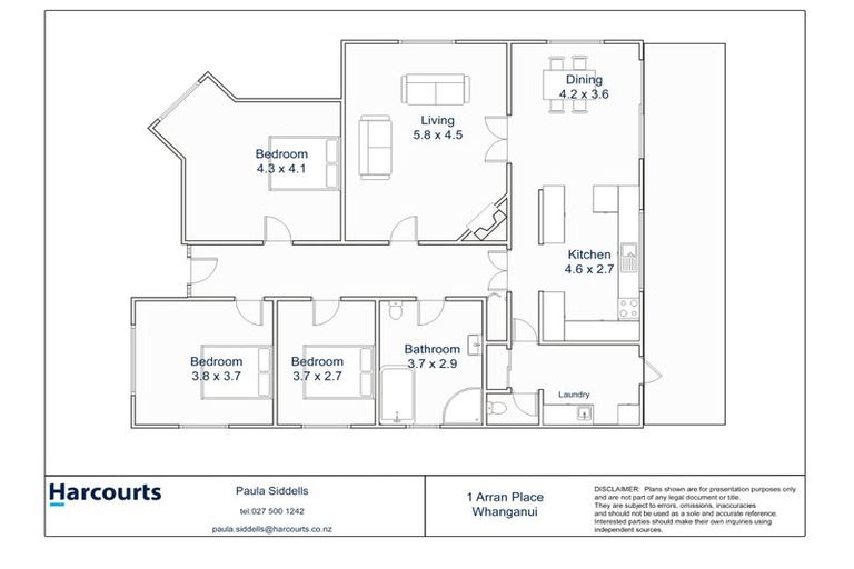 Photo of property in 1 Arran Place, Aramoho, Whanganui, 4500