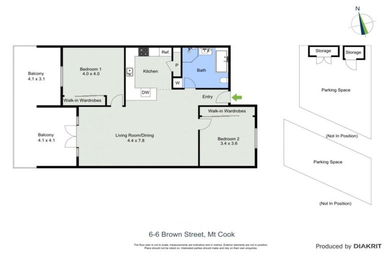 Photo of property in Grosvenor Cl, 6/6 Brown Street, Mount Cook, Wellington, 6021