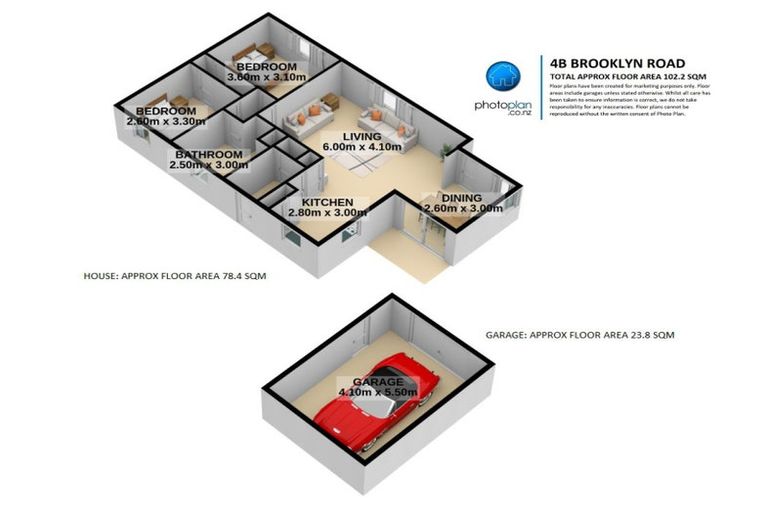 Photo of property in 4b Brooklyn Road, Claudelands, Hamilton, 3214