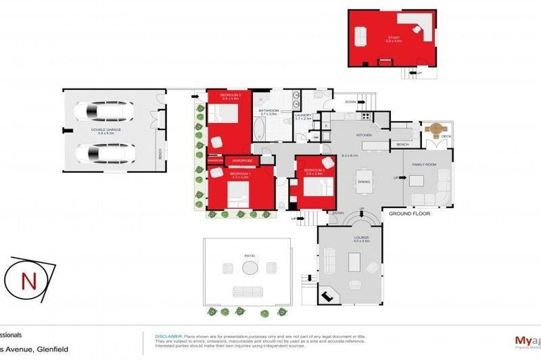 Photo of property in 12 Ross Avenue, Glenfield, Auckland, 0629