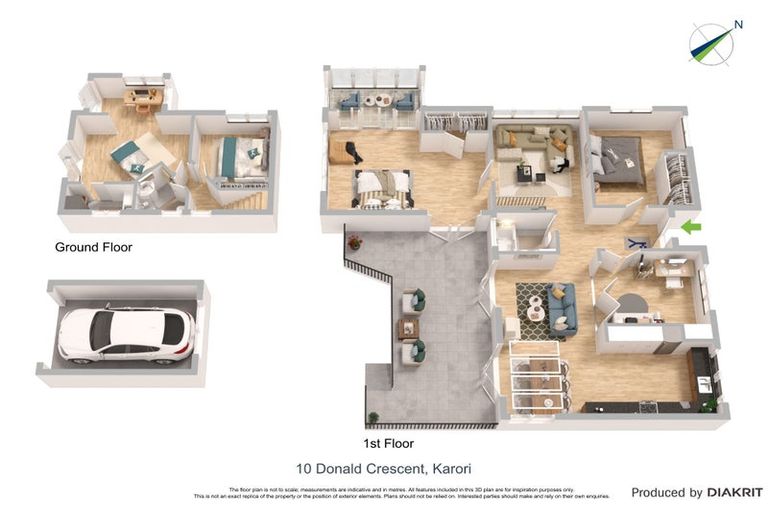 Photo of property in 10 Donald Crescent, Karori, Wellington, 6012