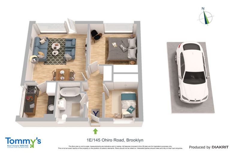 Photo of property in Manston Apartments, 1e/145 Ohiro Road, Brooklyn, Wellington, 6021