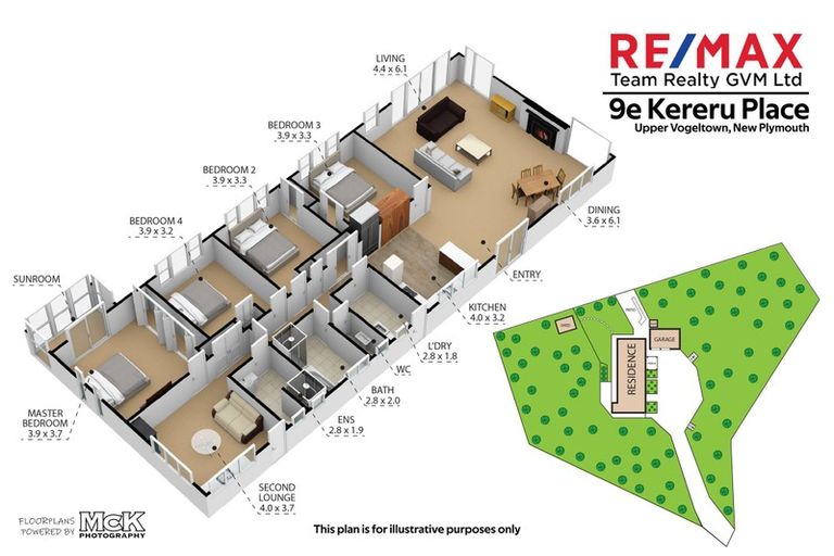 Photo of property in 9e Kereru Place, Upper Vogeltown, New Plymouth, 4310