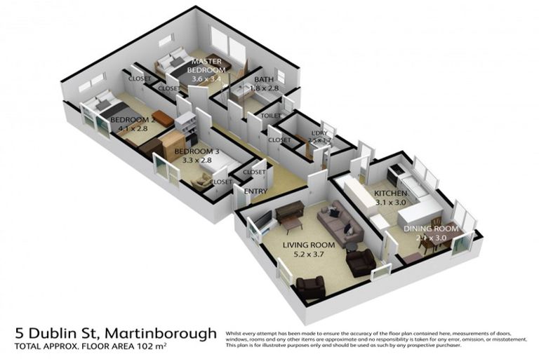 Photo of property in 5 Dublin Street, Martinborough, 5711