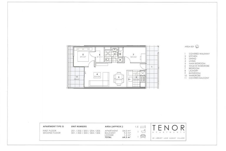 Photo of property in Tenor Apartments, 205/40 Library Lane, Albany, Auckland, 0632