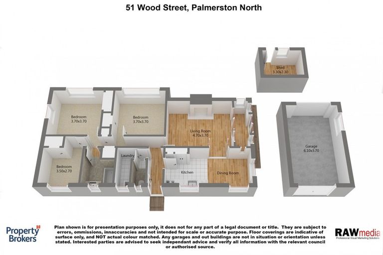 Photo of property in 51 Wood Street, Takaro, Palmerston North, 4410