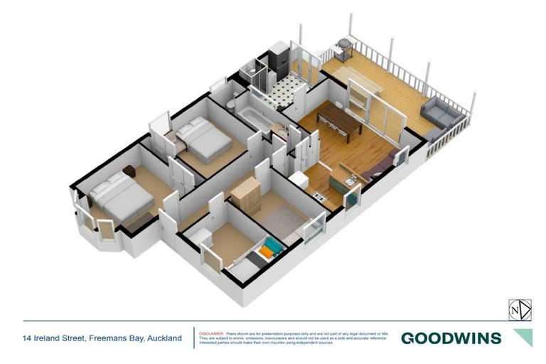 Photo of property in 14 Ireland Street, Freemans Bay, Auckland, 1011