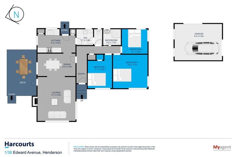 Photo of property in 1/38 Edwards Avenue, Henderson, Auckland, 0610