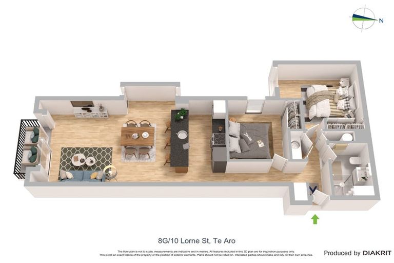 Photo of property in Republic2, 8g/10 Lorne Street, Te Aro, Wellington, 6011