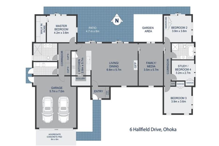 Photo of property in 6 Hallfield Drive, Ohoka, Kaiapoi, 7692