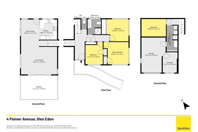 Photo of property in 4 Palmer Avenue, Glen Eden, Auckland, 0602