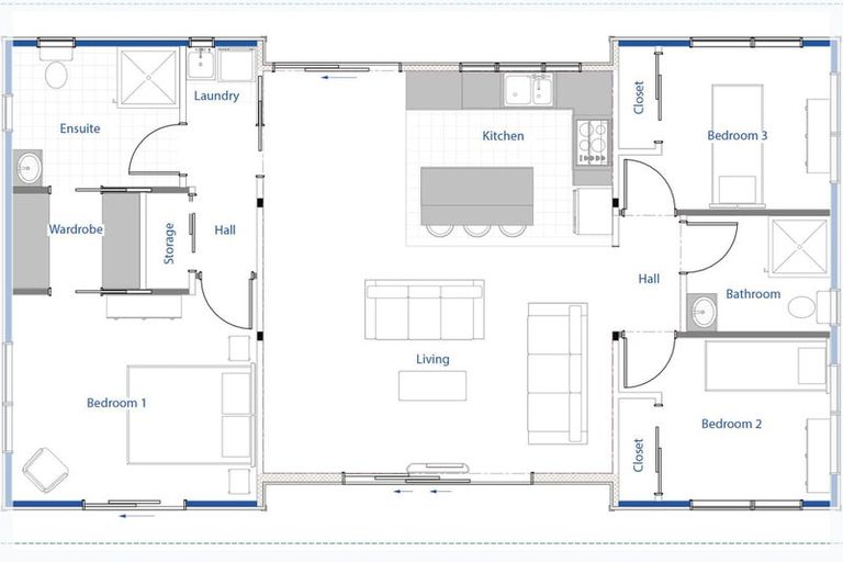 Photo of property in 6 Dustin Street, Foxton Beach, Foxton, 4815