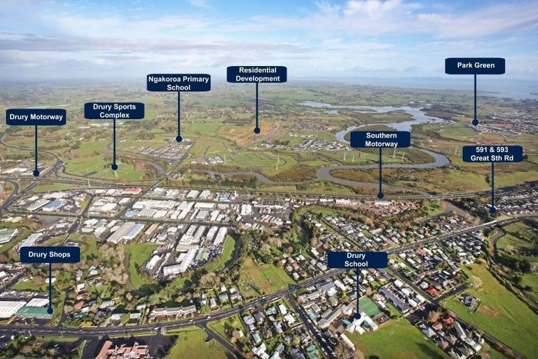 Photo of property in 591 Great South Road, Rosehill, Papakura, 2113