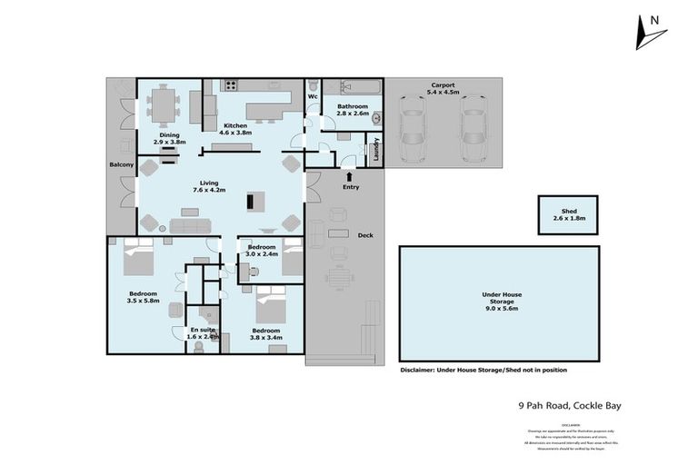 Photo of property in 9 Pah Road, Cockle Bay, Auckland, 2014