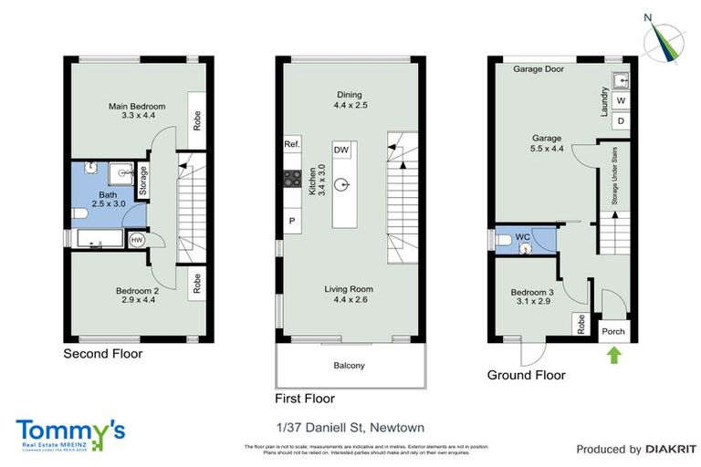 Photo of property in 1/37 Daniell Street, Newtown, Wellington, 6021