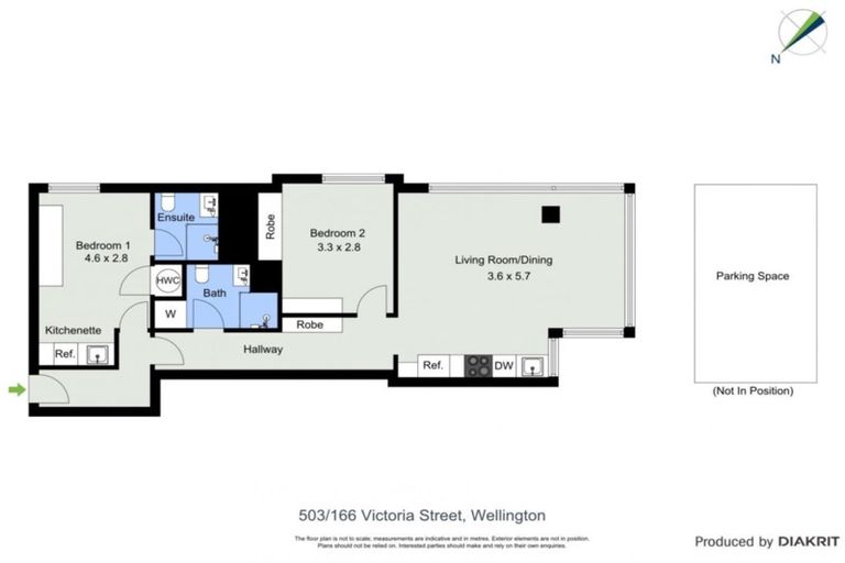 Photo of property in Vsp South, 503/166 Victoria Street, Te Aro, Wellington, 6011