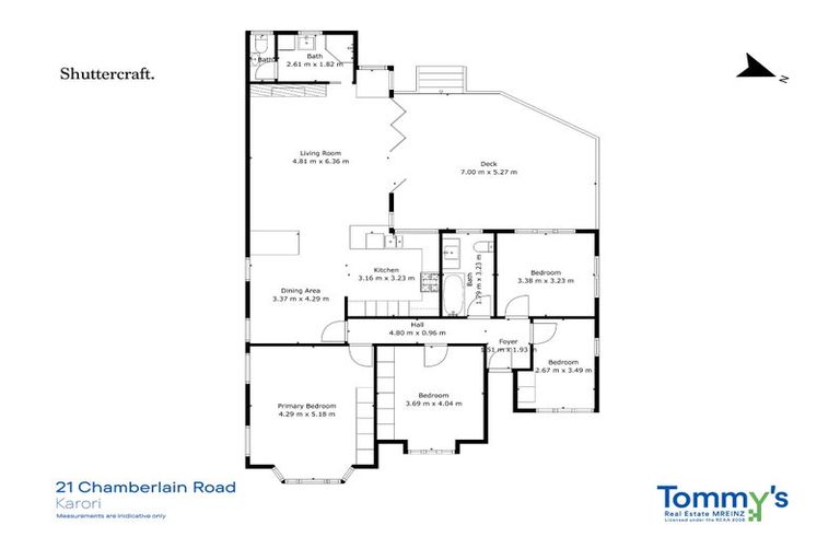 Photo of property in 21 Chamberlain Road, Karori, Wellington, 6012