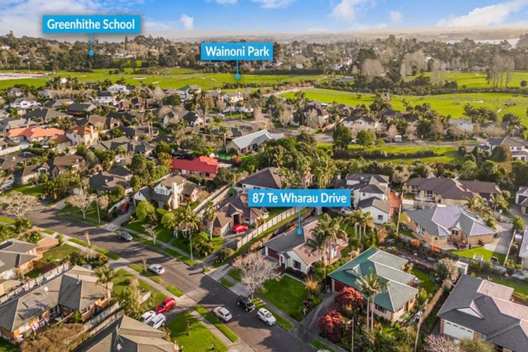 Photo of property in 87 Te Wharau Drive, Greenhithe, Auckland, 0632