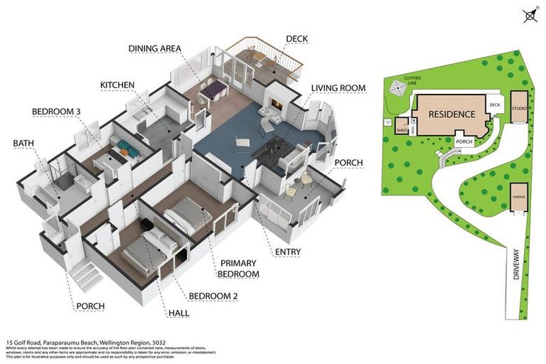 Photo of property in 15 Golf Road, Paraparaumu Beach, Paraparaumu, 5032