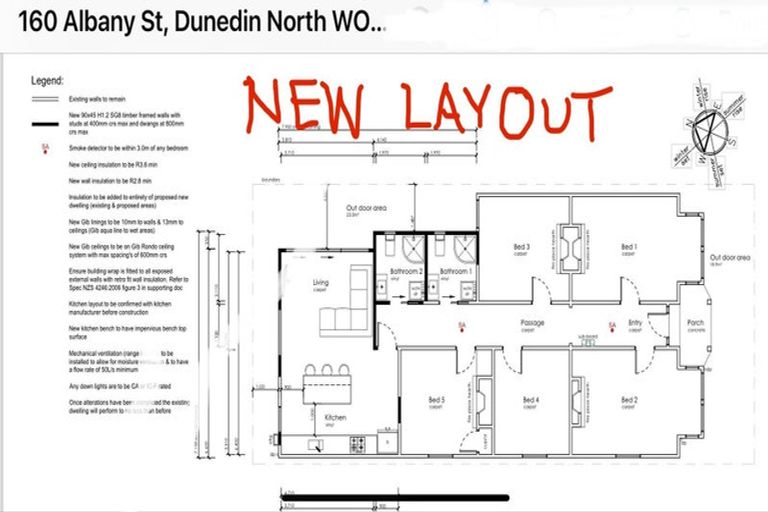 Photo of property in 160 Albany Street, North Dunedin, Dunedin, 9016