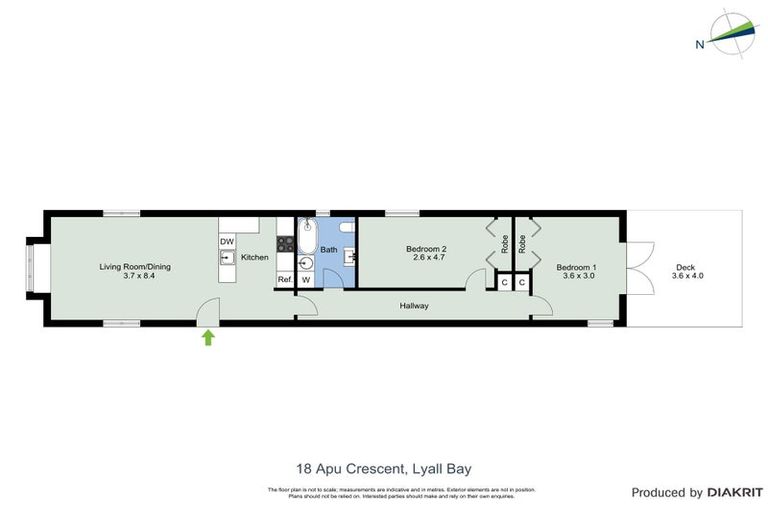 Photo of property in 18 Apu Crescent, Lyall Bay, Wellington, 6022