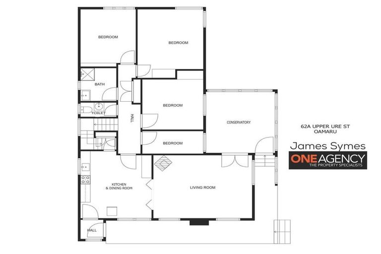 Photo of property in 62a Ure Street, South Hill, Oamaru, 9400