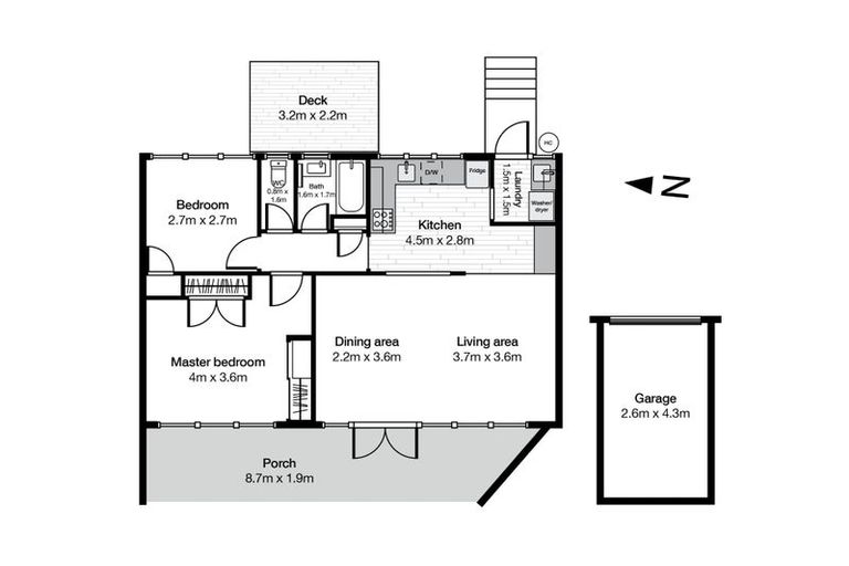 Photo of property in 3/9 Tawa Road, Onehunga, Auckland, 1061